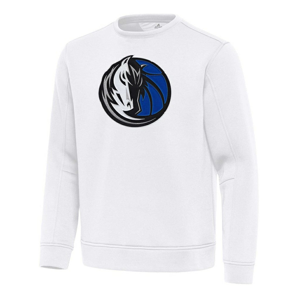 Dallas Mavericks Antigua Relevant Pullover Sweatshirt White - NBA