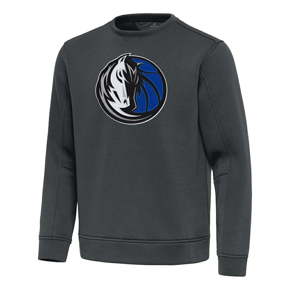 Dallas Mavericks Antigua Relevant Pullover Sweatshirt Pewter - NBA