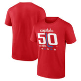 Washington Capitals 50th Anniversary T-Shirt - Red - NHL