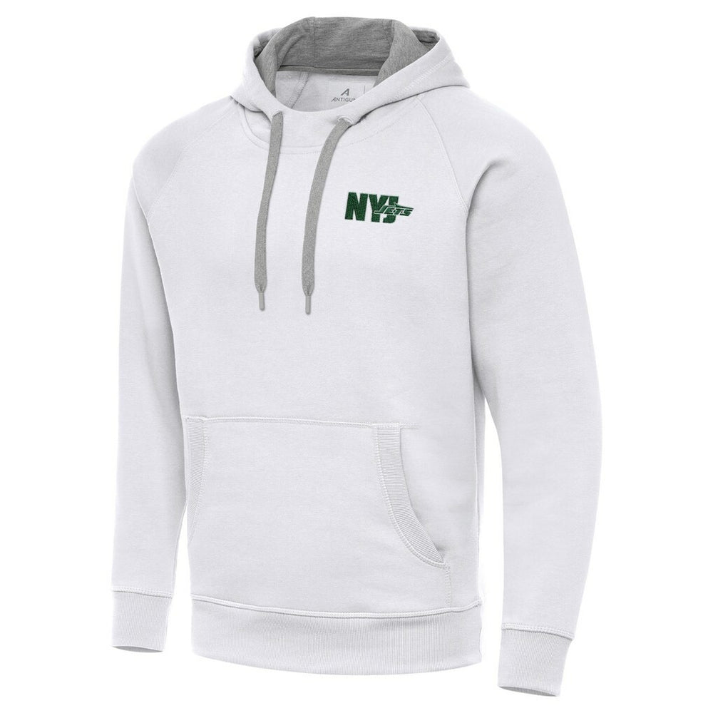 Men's New York Jets Antigua Victory Pullover Hoodie White | NFL