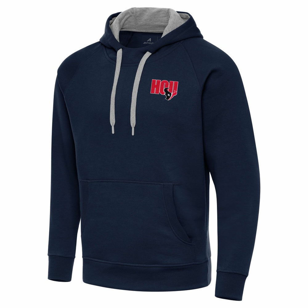 Men's Houston Texans Antigua Victory Pullover Hoodie Navy | NFL