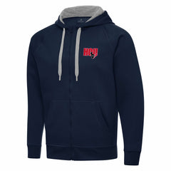 Men's Houston Texans Antigua Victory Full-Zip Hoodie Navy | NFL