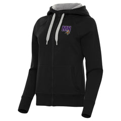 Minnesota Vikings Antigua Women's Victory Full-Zip Hoodie Black | NFL