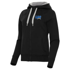 Los Angeles Chargers Antigua Women's Victory Full-Zip Hoodie Black | NFL