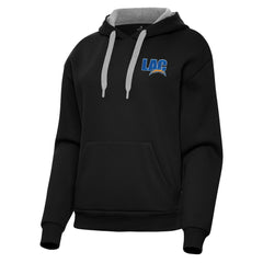 Los Angeles Chargers Antigua Women's Victory Pullover Hoodie Black | NFL
