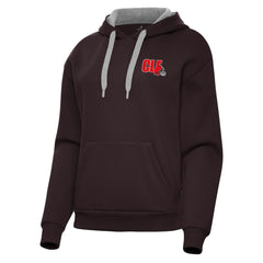 Cleveland Browns Antigua Women's Victory Pullover Hoodie Brown | NFL