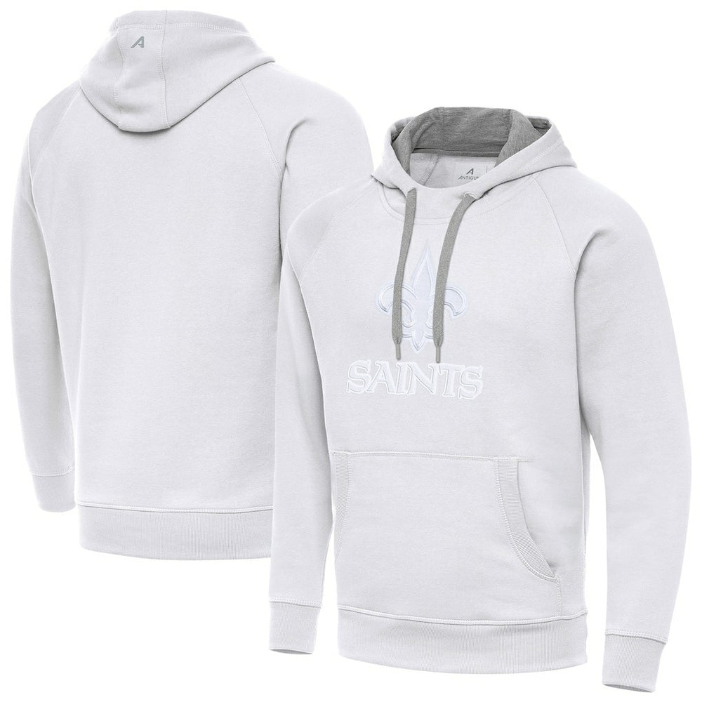 New Orleans Saints Antigua Victory Pullover Hoodie White | NFL