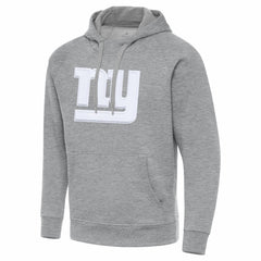 New York Giants Antigua Victory Pullover Hoodie Heather Gray | NFL