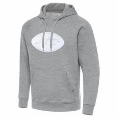 New York Jets Antigua Victory Pullover Hoodie Heather Gray | NFL