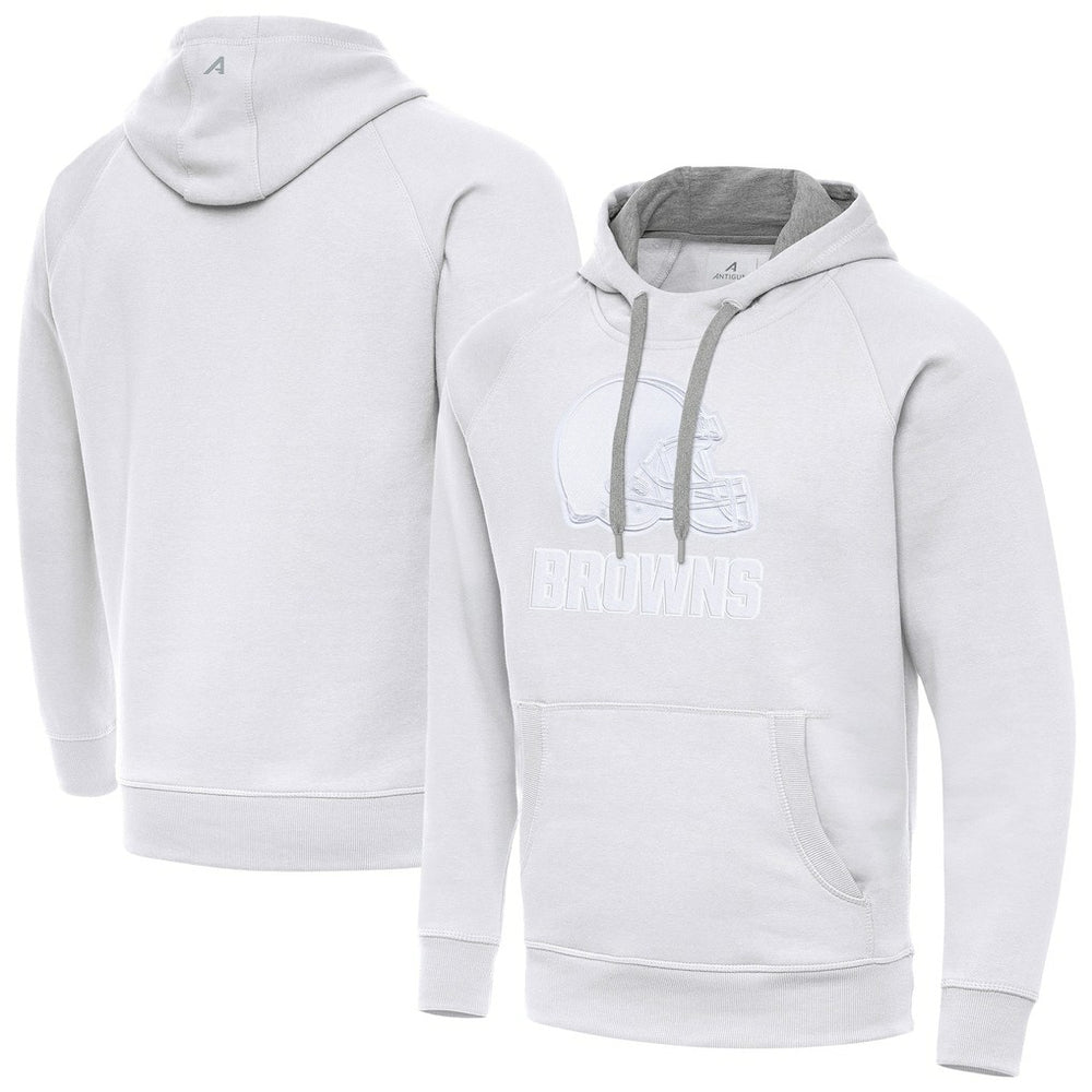 Cleveland Browns Antigua Victory Pullover Hoodie White | NFL