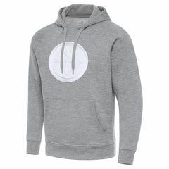 Pittsburgh Steelers Antigua Victory Pullover Hoodie Heather Gray | NFL