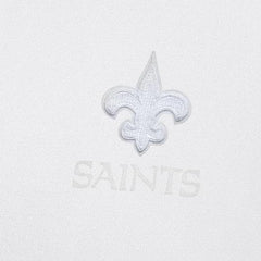 New Orleans Saints Antigua Generation Quarter-Zip Jacket White | NFL