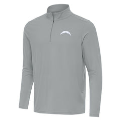 Los Angeles Chargers Men's Antigua Intent Quarter-Zip Jacket Gray | NFL