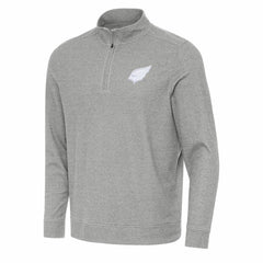 Arizona Cardinals Antigua Subtle Quarter-Zip Jacket Heather Gray | NFL