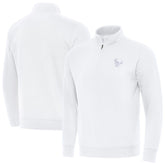 Houston Texans Antigua Victory Quarter-Zip Top White | NFL