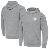 Las Vegas Raiders Antigua Victory Pullover Hoodie Heather Gray | NFL