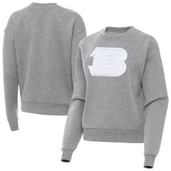 Cincinnati Bengals Antigua Women's Victory Pullover Sweatshirt Heather Gray | NFL
