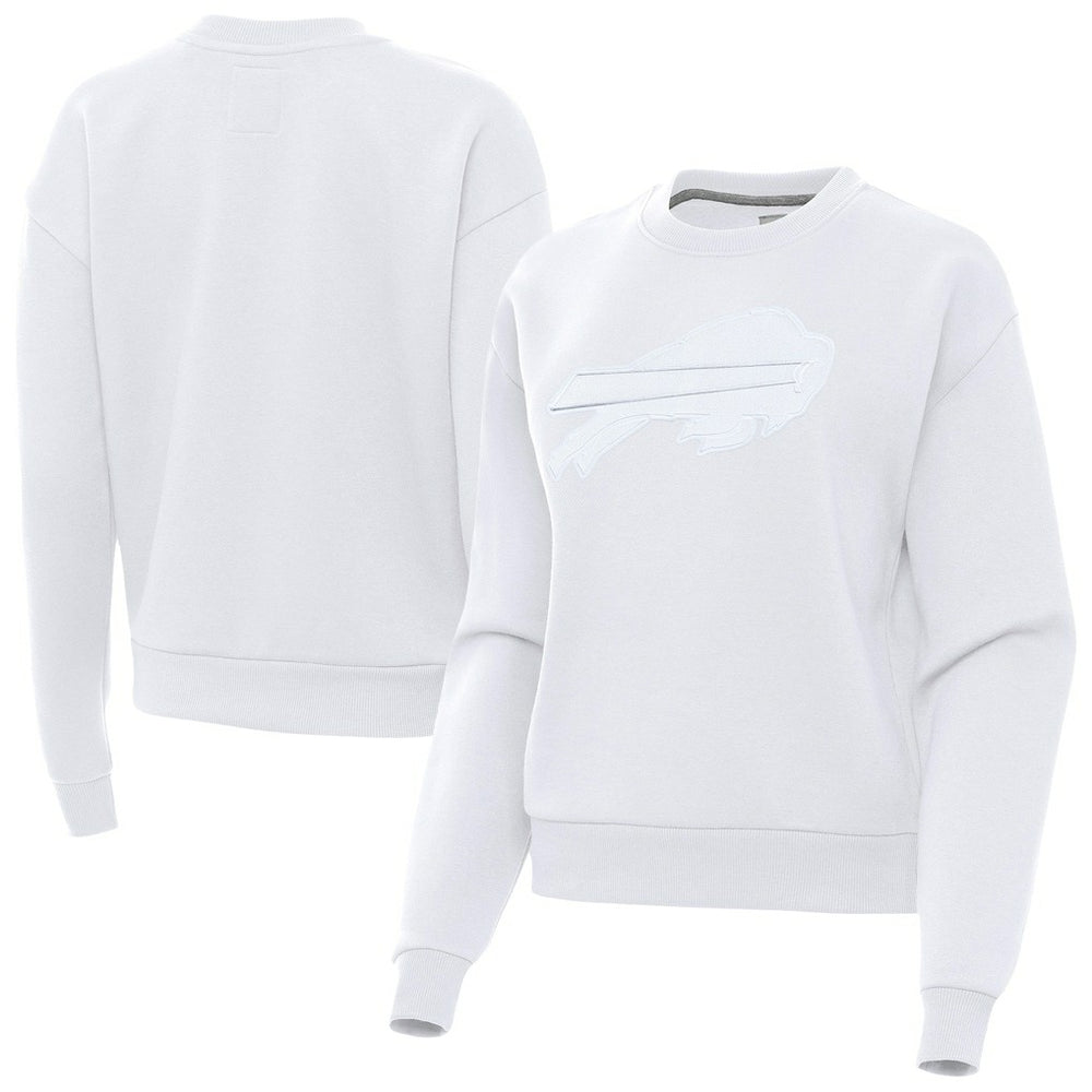Buffalo Bills Antigua Women's Victory Pullover Sweatshirt White | NFL