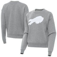 Buffalo Bills Antigua Women's Victory Pullover Sweatshirt Heather Gray | NFL