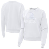 Cleveland Browns Antigua Women's Victory Pullover Sweatshirt White | NFL