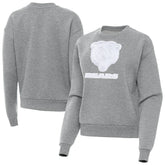 Chicago Bears Antigua Women's Victory Pullover Sweatshirt Heather Gray | NFL