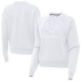 Chicago Bears Antigua Women's Victory Pullover Sweatshirt White | NFL