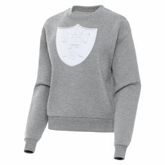Las Vegas Raiders Antigua Women's Victory Pullover Sweatshirt Heather Gray | NFL