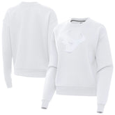 Houston Texans Antigua Women's Victory Pullover Sweatshirt White | NFL