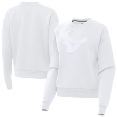 Houston Texans Antigua Women's Victory Pullover Sweatshirt White | NFL