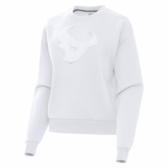 Houston Texans Antigua Women's Victory Pullover Sweatshirt White | NFL