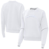 Los Angeles Chargers Antigua Women's Victory Pullover Sweatshirt White | NFL
