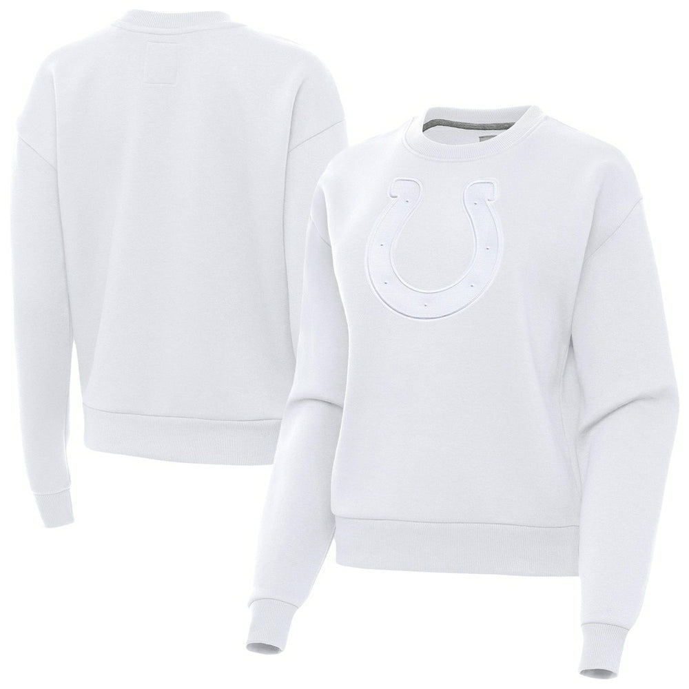 Indianapolis Colts Antigua Women's Victory Pullover Sweatshirt White | NFL