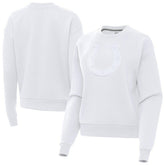 Indianapolis Colts Antigua Women's Victory Pullover Sweatshirt White | NFL