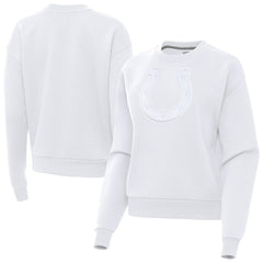 Indianapolis Colts Antigua Women's Victory Pullover Sweatshirt White | NFL