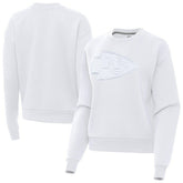 Kansas City Chiefs Antigua Women's Victory Pullover Sweatshirt White | NFL