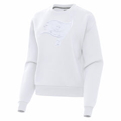 Tampa Bay Buccaneers Antigua Women's Victory Pullover Sweatshirt White | NFL