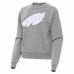 Philadelphia Eagles Antigua Women's Victory Pullover Sweatshirt Heather Gray | NFL