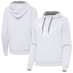 Houston Texans Antigua Women's Victory Pullover Hoodie White | NFL