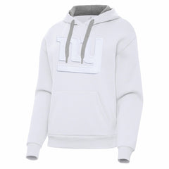 New York Giants Antigua Women's Victory Pullover Hoodie White | NFL