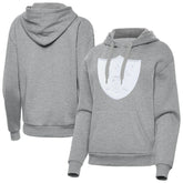 Las Vegas Raiders Antigua Women's Victory Pullover Hoodie Heather Gray | NFL