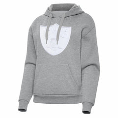 Las Vegas Raiders Antigua Women's Victory Pullover Hoodie Heather Gray | NFL