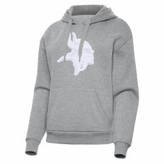 Minnesota Vikings Antigua Women's Victory Pullover Hoodie Heather Gray | NFL