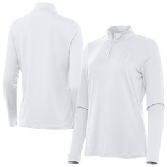 Indianapolis Colts Antigua Women's Reprocess Quarter-Zip Top White | NFL