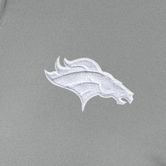 Denver Broncos Antigua Women's Reprocess Quarter-Zip Top Gray | NFL