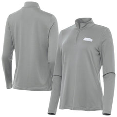 Seattle Seahawks Antigua Women's Reprocess Quarter-Zip Top Gray | NFL