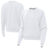Washington Commanders Antigua Women's Victory Crew Pullover Sweatshirt White | NFL