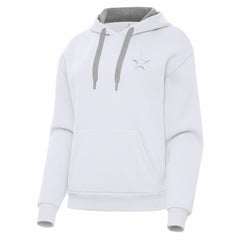 Dallas Cowboys Antigua Women's Victory Pullover Hoodie White | NFL