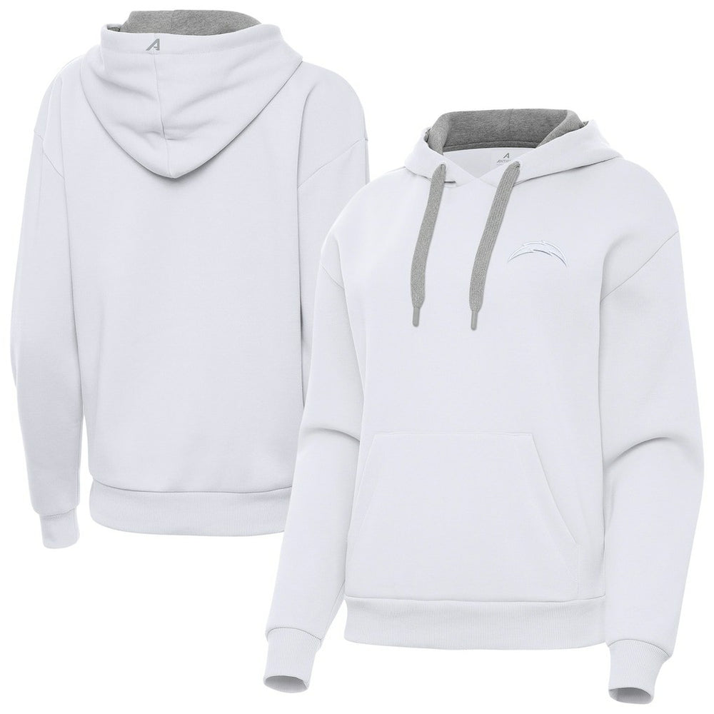 Los Angeles Chargers Antigua Women's Victory Pullover Hoodie White | NFL
