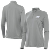 Buffalo Bills Antigua Women's Reprocess Quarter-Zip Top Gray | NFL