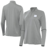 Cincinnati Bengals Antigua Women's Reprocess Quarter-Zip Top Gray | NFL